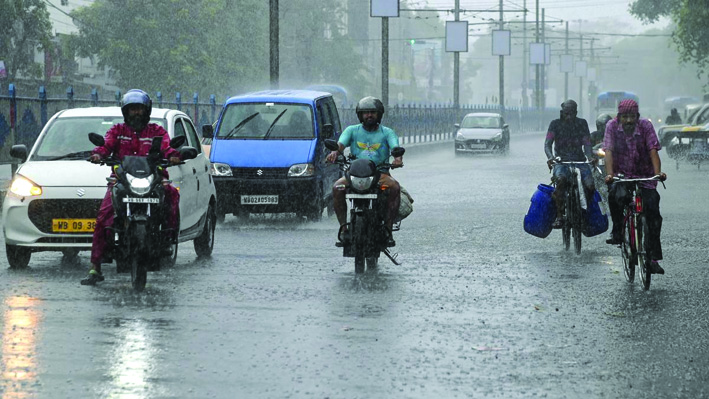Heavy rain fall