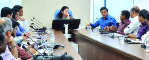 Dash board meeting for strenghthening Urban infra