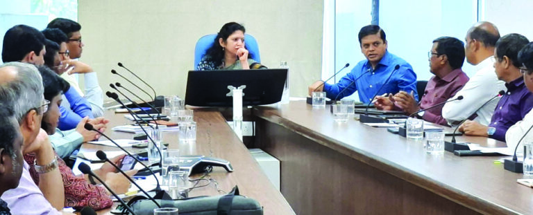 Dash board meeting for strenghthening Urban infra