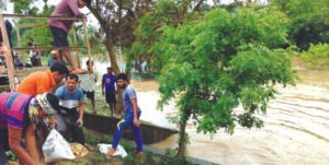 Flood control preparation