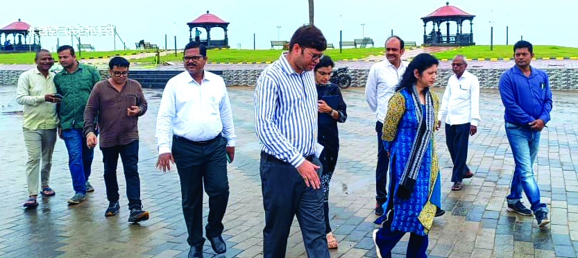 Housing Sec visitsw Jagatsignhpur