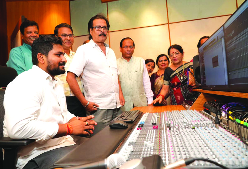 Chroma and recording studio at Utkal Sangeet Mahavidyalaya