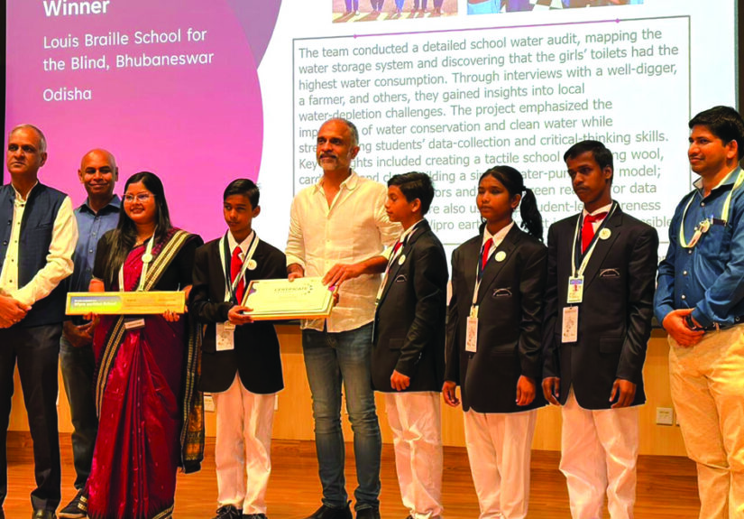 Braille School for the Blind Emerges Victorious in Wipro Earthian Competition