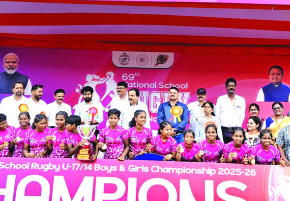Odisha girls Rugby champion