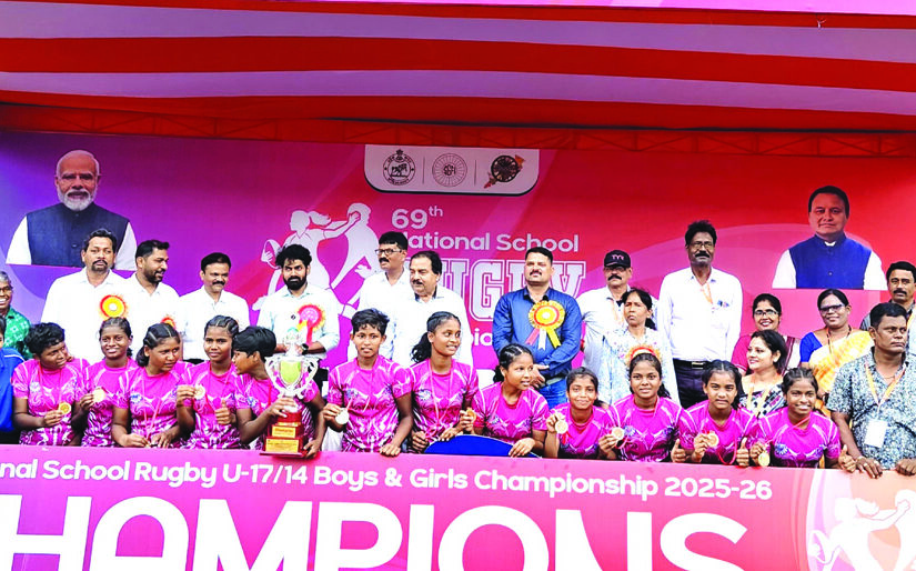 Odisha girls Rugby champion
