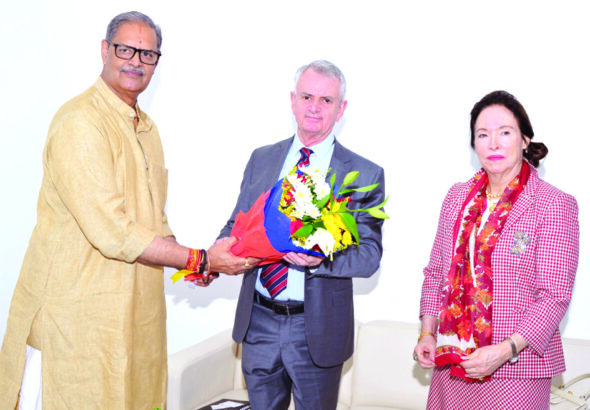 CanadaHighCommissioner called on Odisha Dy CM