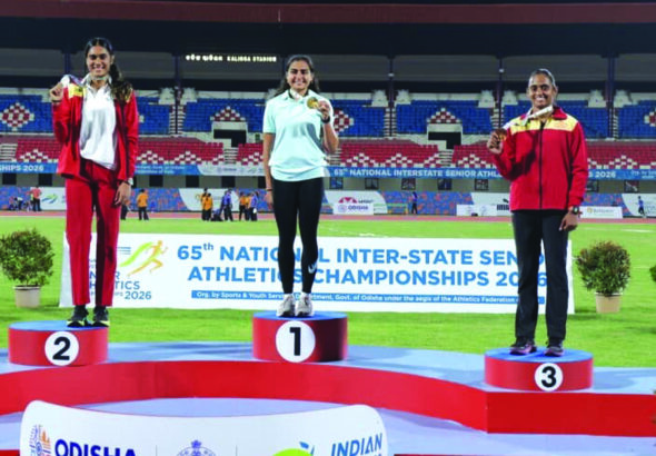 Sindhushree made Nationa record in Pole Vault