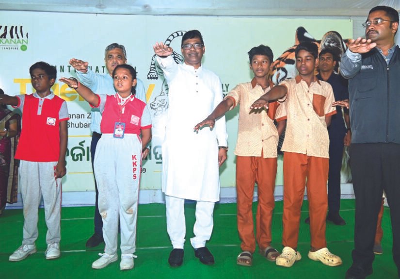 International Tiger Day celebrated at Nandankanan