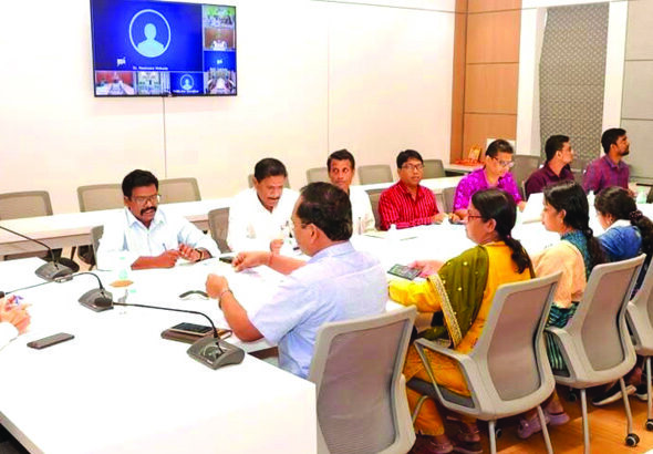 Revenue and Deaster management departments review meting