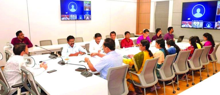 Revenue and Deaster management departments review meting