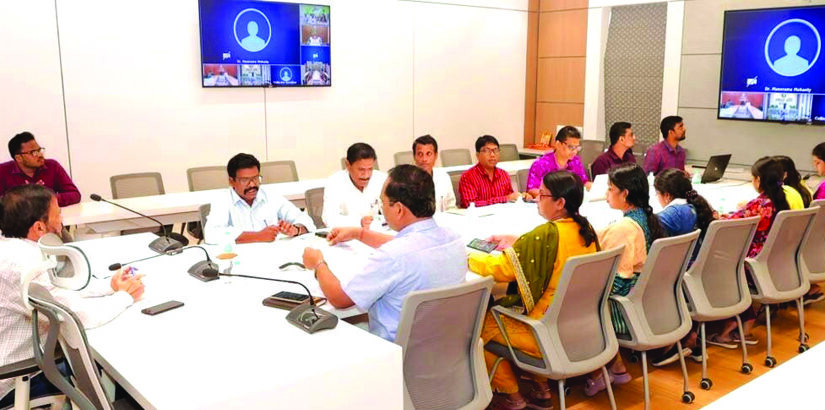 Revenue and Deaster management departments review meting