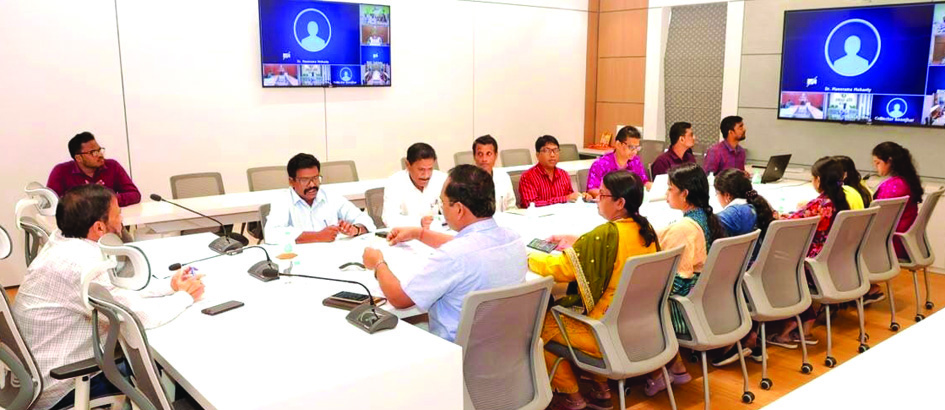 Revenue and Deaster management departments review meting