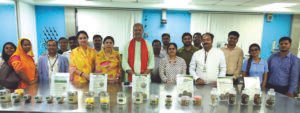 K V SinghDeo at Baranasi Rice Research