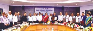 Three MoUs signed with three institutions