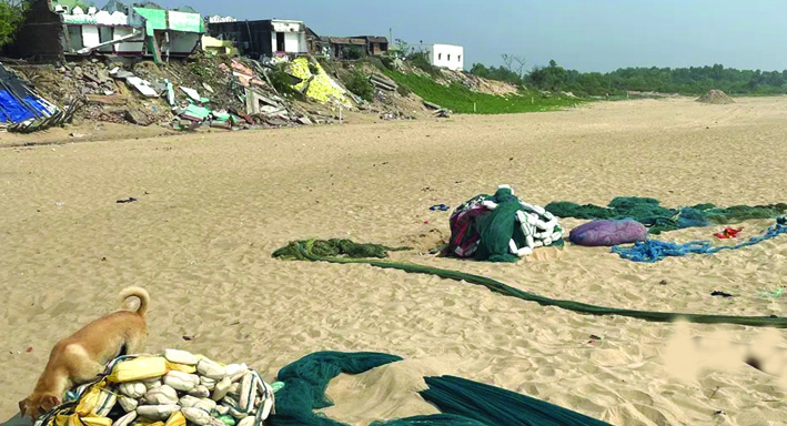 Odisha coastal village