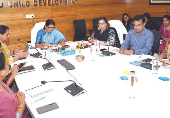 Dy CM reviews Women and Child development projects