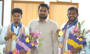 Sports Minister welcomes Asian Games Odia Gold Medalists