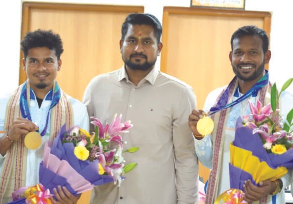 Sports Minister welcomes Asian Games Odia Gold Medalists