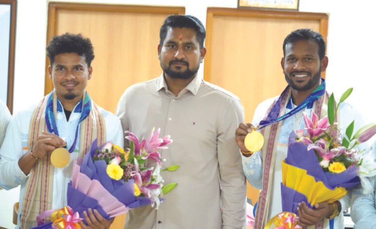 Sports Minister welcomes Asian Games Odia Gold Medalists