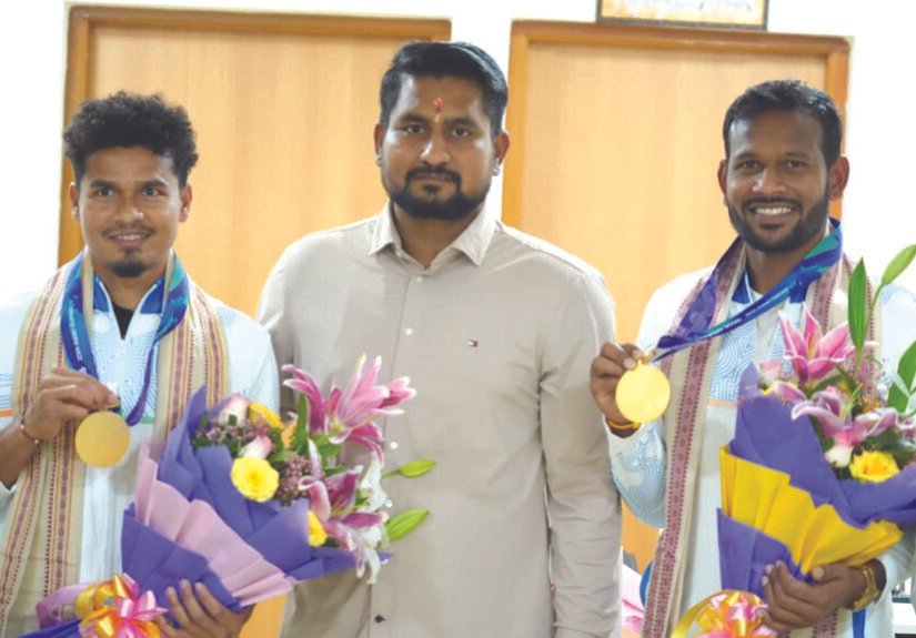 Sports Minister welcomes Asian Games Odia Gold Medalists